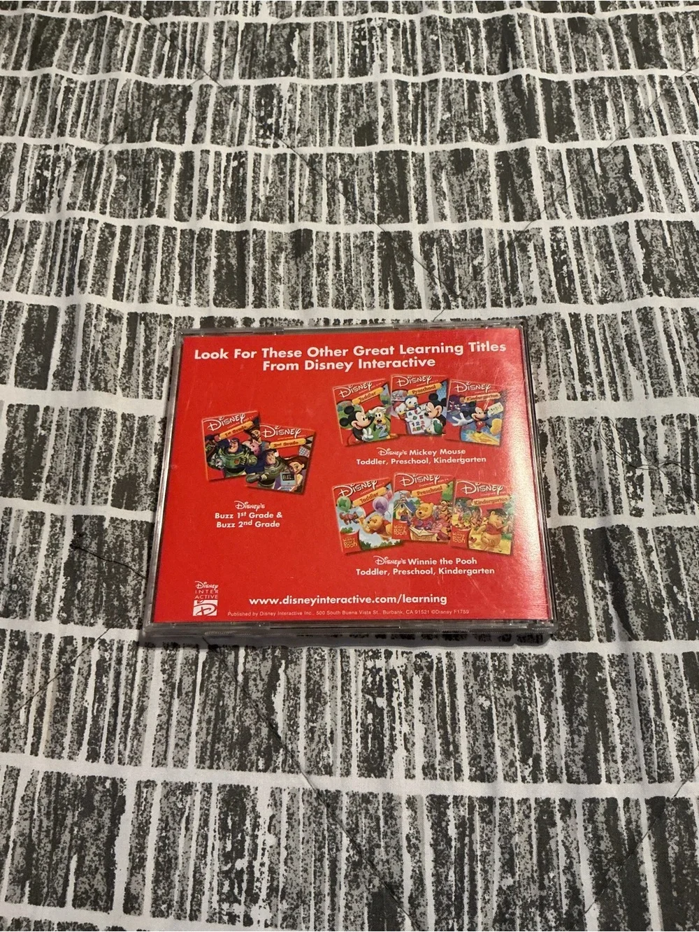 Disney Toddler Learning CD - Red, Blue, Yellow Artwork
